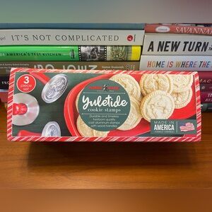 Nordic Ware Yuletide Cast Cookie Stamps Set of 3